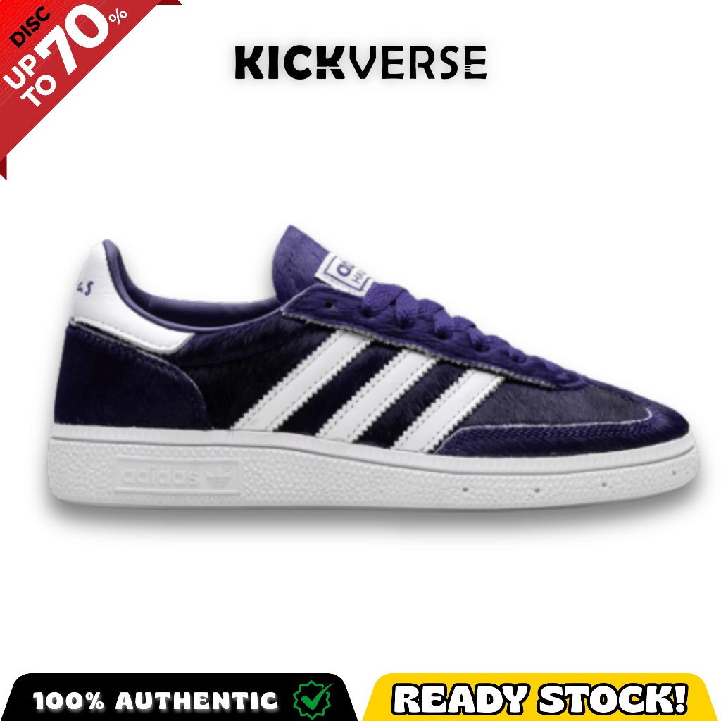 Sepatu Casual Adidas Handball Spezial Pony Hair Collegiate Purple Mens Original IH9984