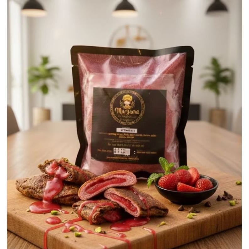 ROTI CANAI/ROTI MARYAM/STRAWBERRY/MARYAMA., OFFICIAL/ISi 5 BIG SIZE/ENAK