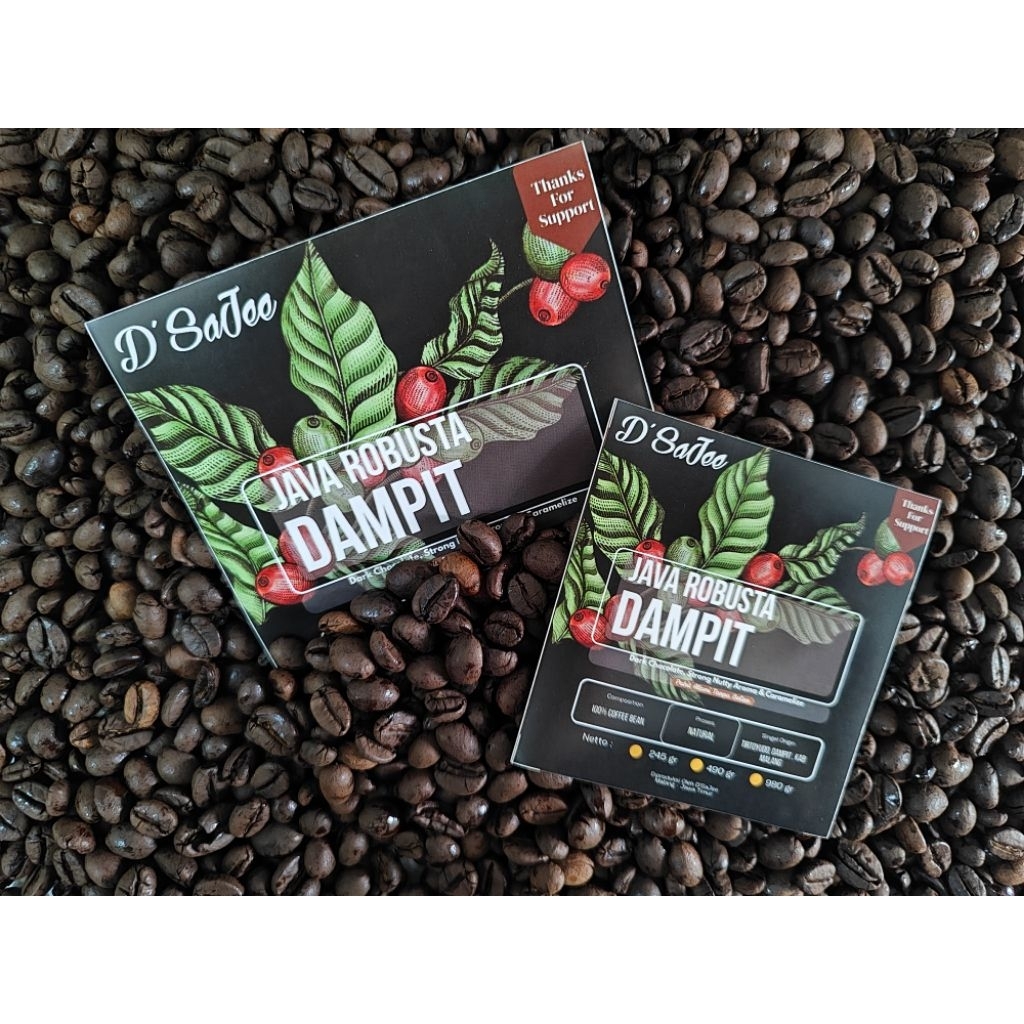 Kopi Robusta Dampit Roasting (Medium To Dark)