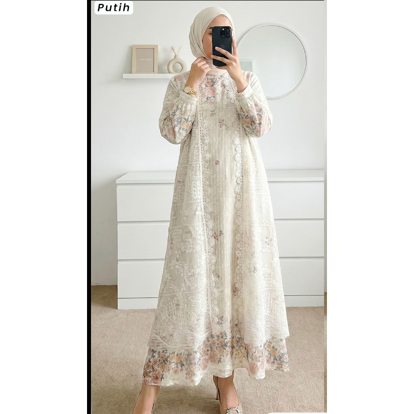 Extu Heritage - Maxy Dress by Extu / Dress Extu Premium / Gamis Extu