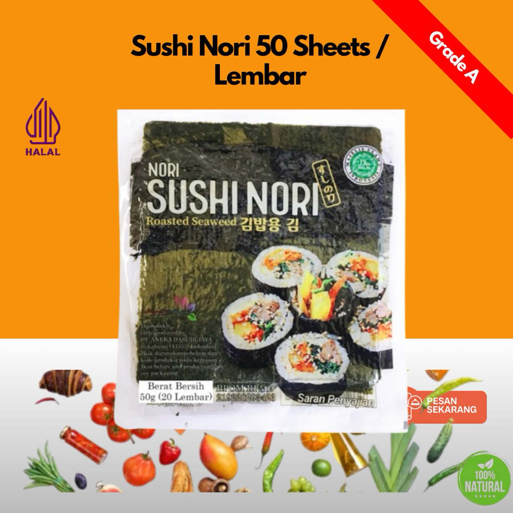 Sushi Nori 50 Sheets / Lembar
