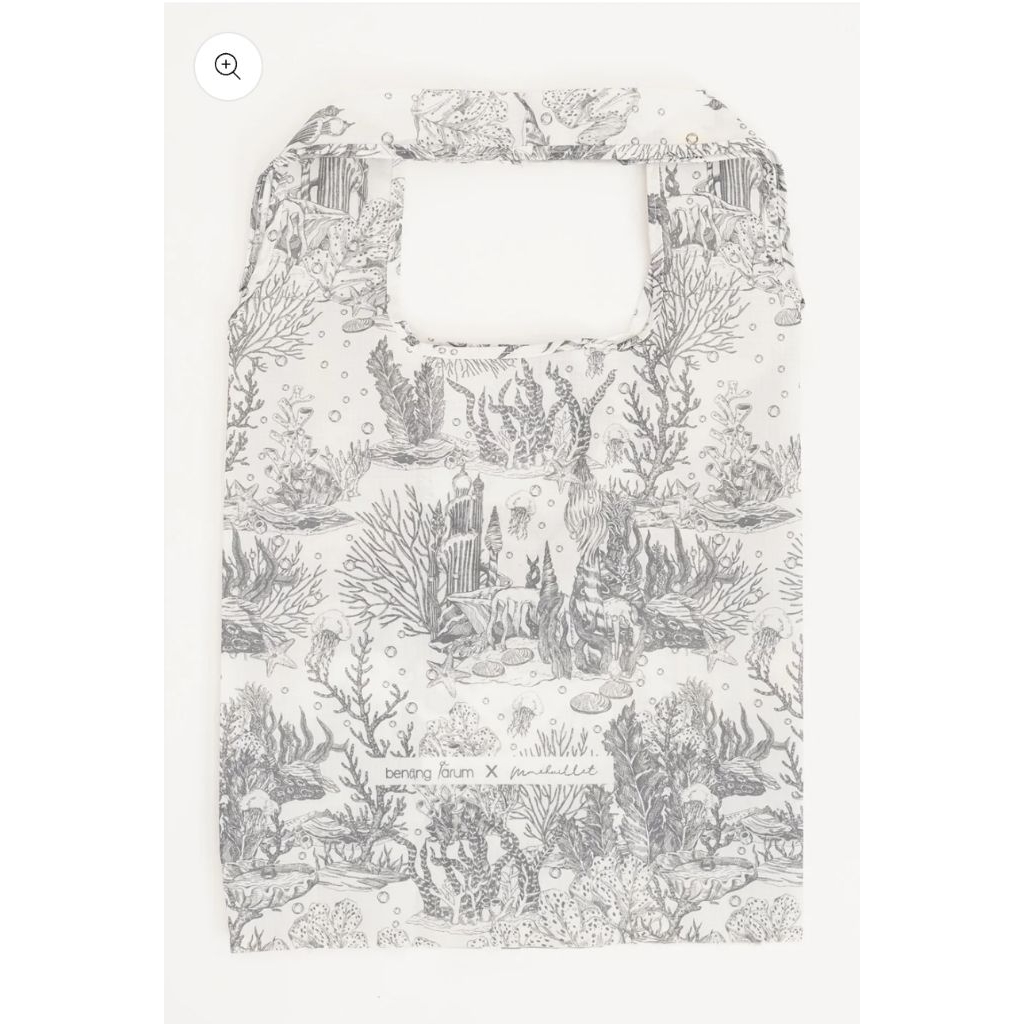 Benang Jarum El Mar Minorca Foldable Bag - Grey
