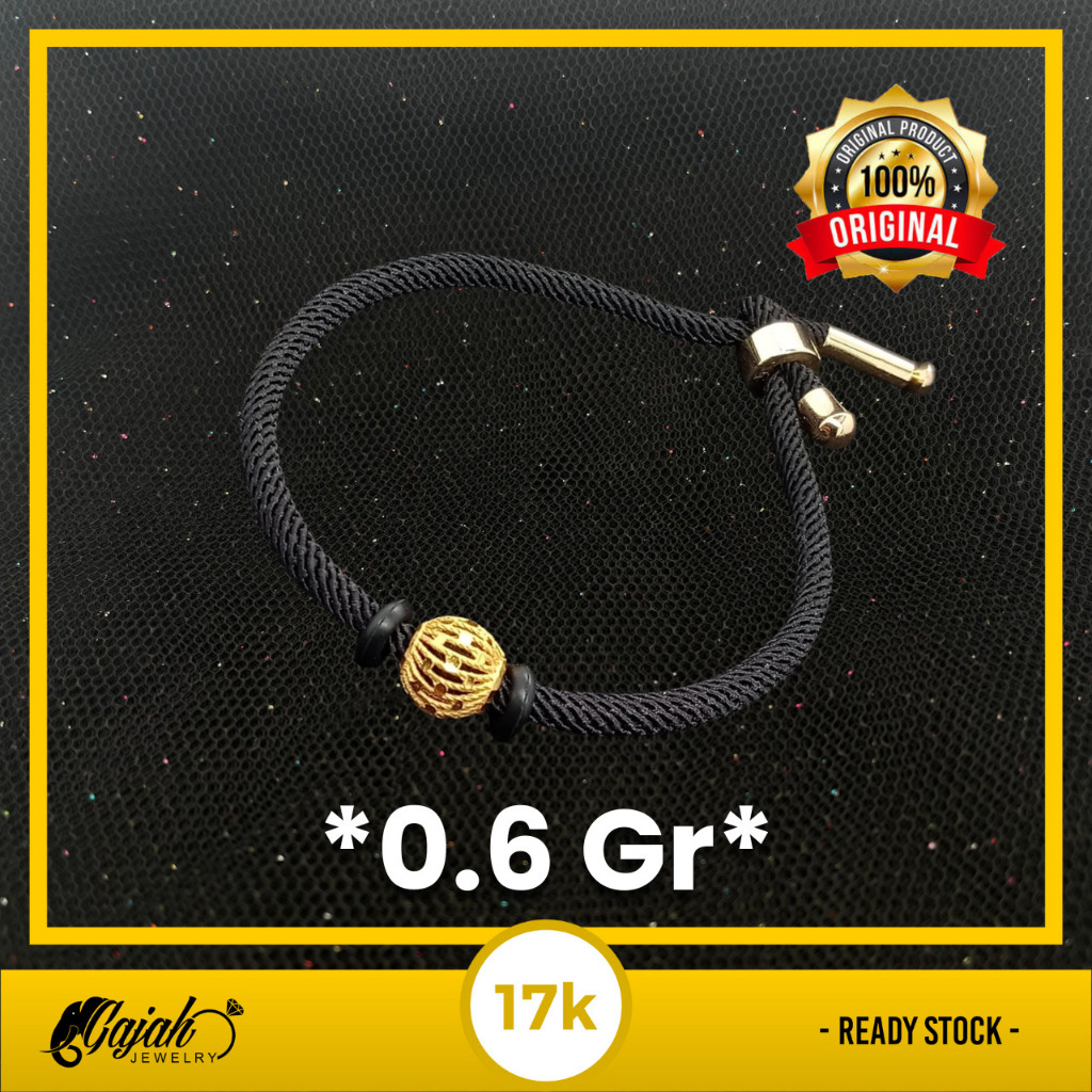 Gelang Tali Emas 17K - Toko Emas Gajah - 0.6 Gram 1470