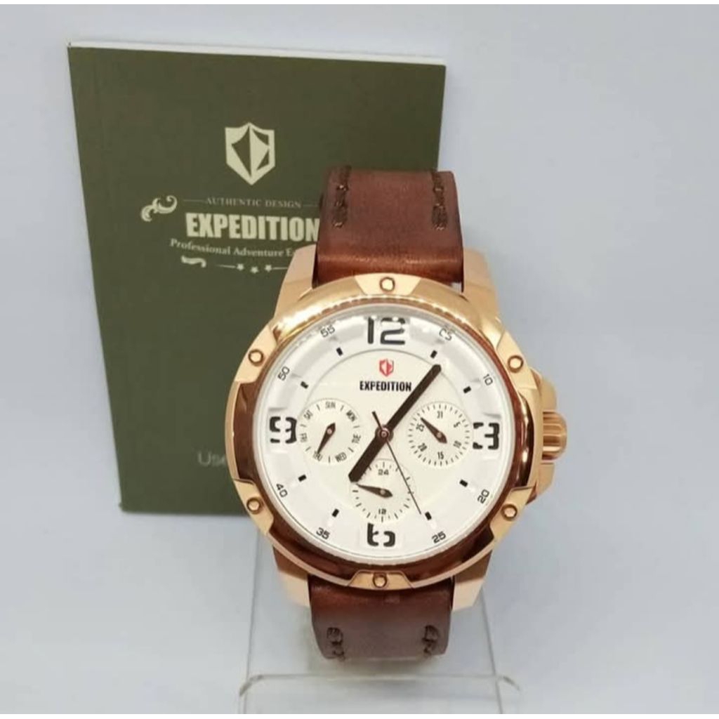 Expedition E6698B Rose gold mix kulit Original