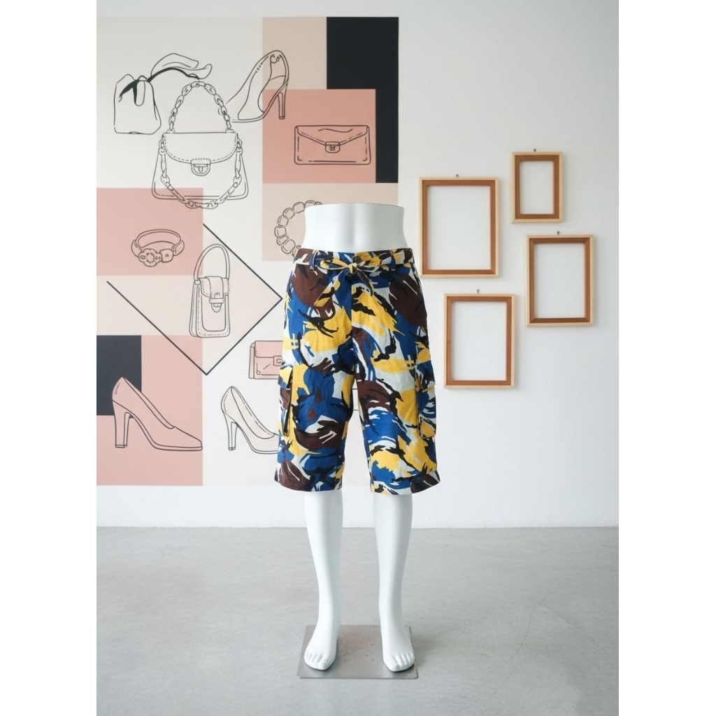 Rok lilit songket celana pendek doreng celana jeans pendek