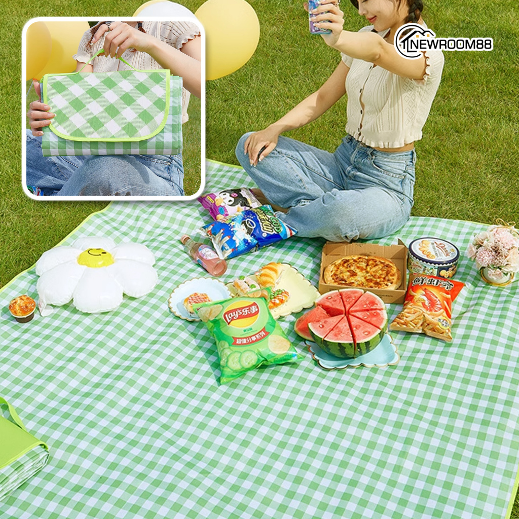 Tikar Piknik Outdoor / Tikar Piknik TEBAL WATERPROOF Ukuran 100x150cm/150x200 / W1, W2