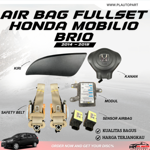AIRBAG FULL SET HONDA MOBILIO BRIO 2014 - 2015