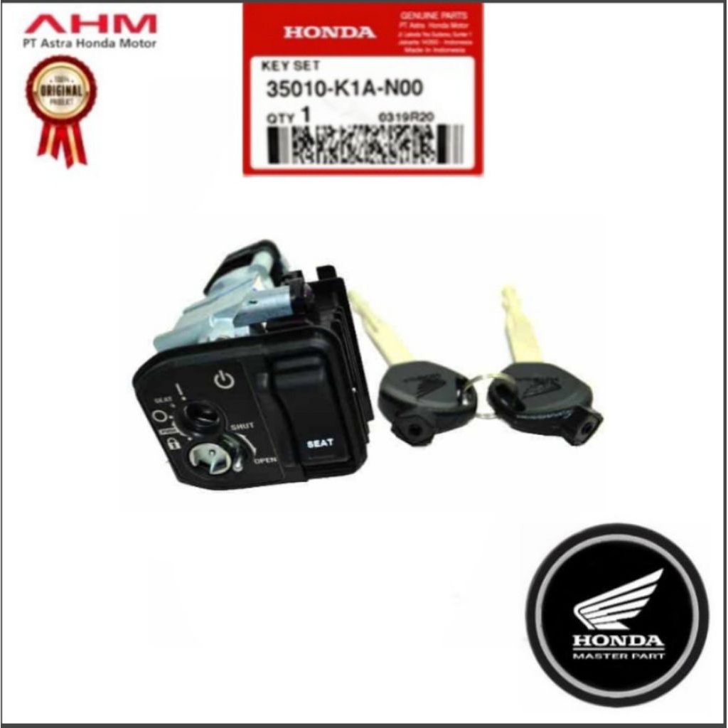 Kunci Kontak (Key Set) Honda BeAT K1A
