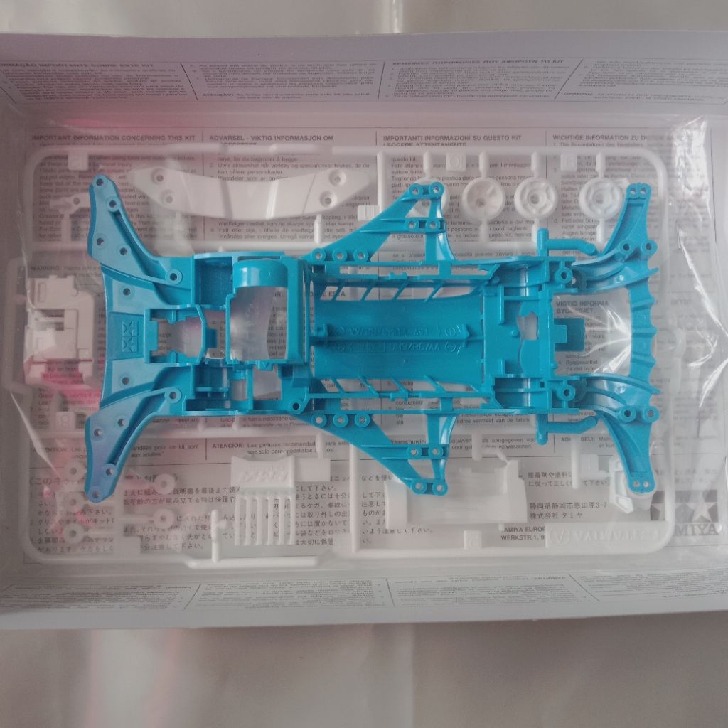 chassis fma light blue original tamiya