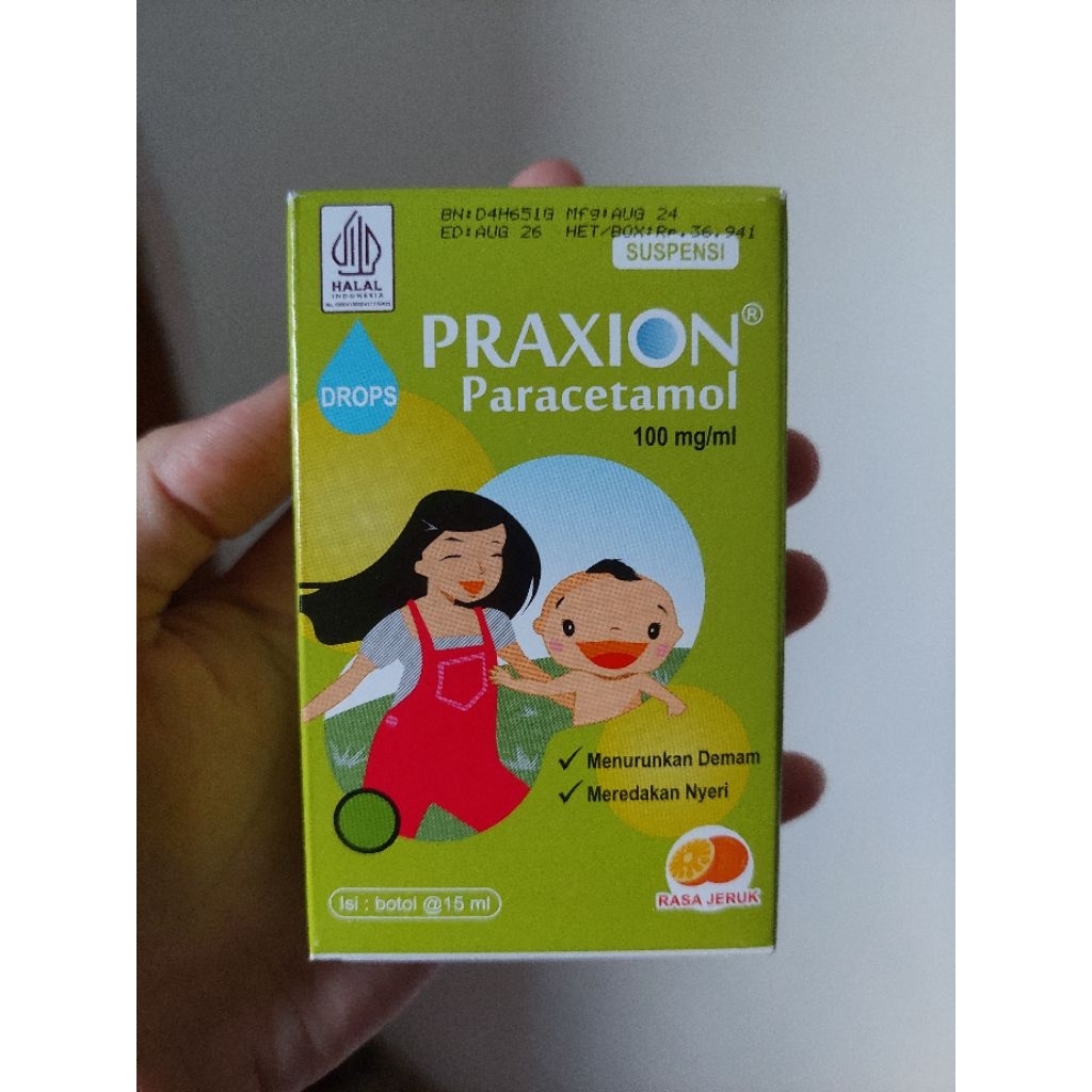 PRAXION PARACETAMOL/OBAT DEMAM ANAK