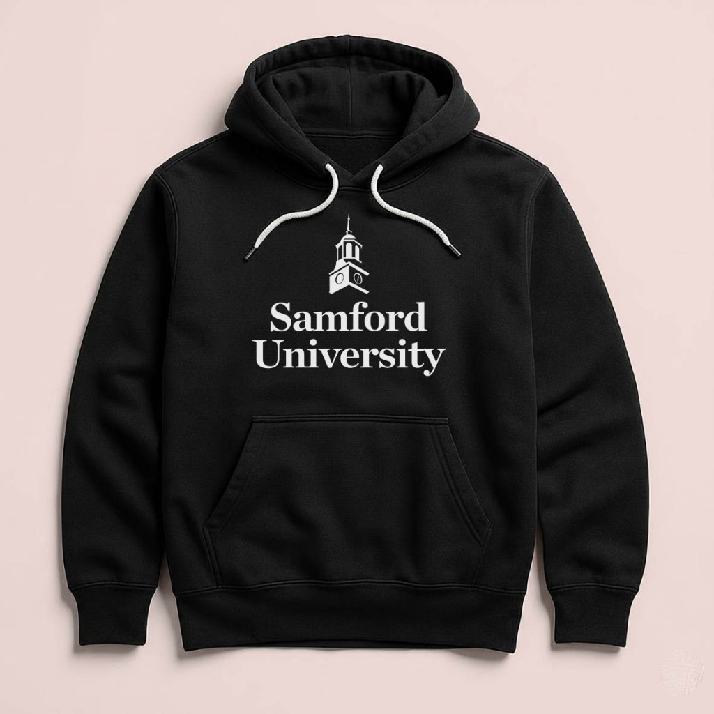 Hoodie SAMFORD University Alabama  Unisex Sweater Fleece Hoodie Black Hitam Cloth