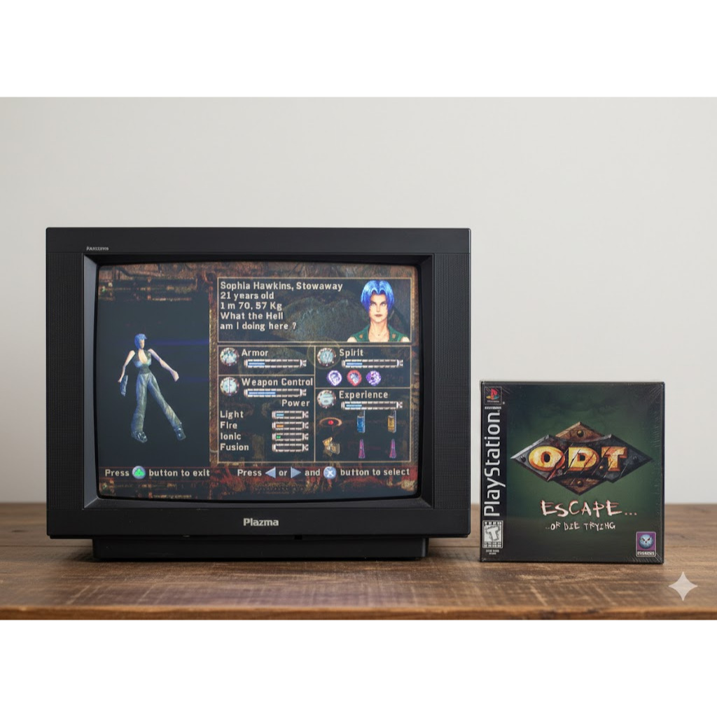 [ Game PS1 Psone Playstation ] O.D.T. Escape... Or Die Trying
