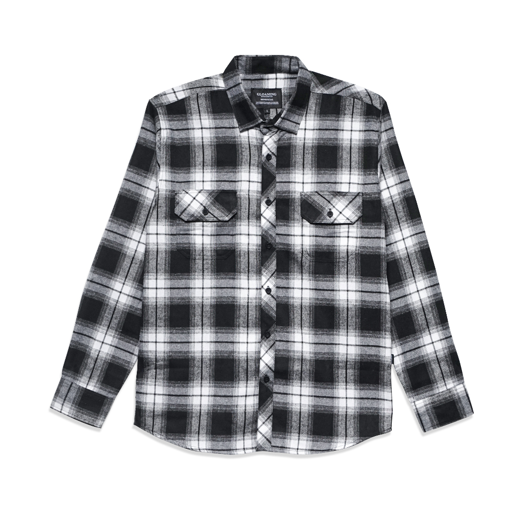 Gloaming Kemeja Flanel Veterano Panjang Evaro Pria