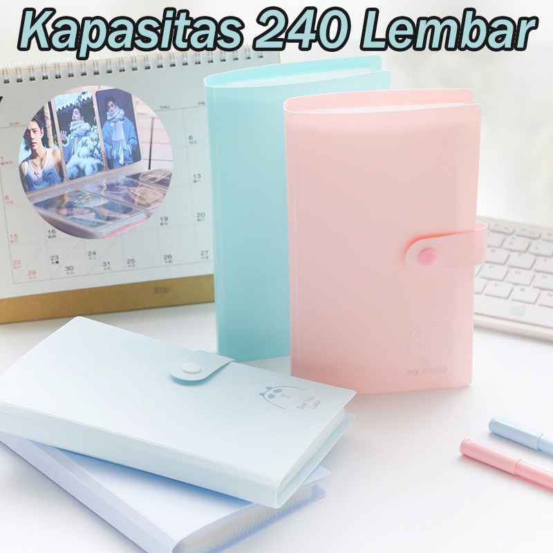 Album Foto Polaroid Waterproof   Tempat Photocard Lucu Book Binder Photocard Holder Buku Tabungan 3D