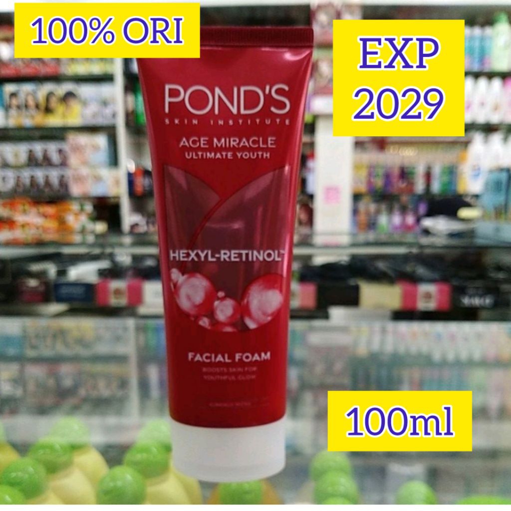 Ponds age miracle facial foam 100g