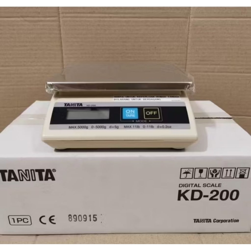 TANITA KD 200 TIMBANGAN KUE DAPUR DIGITAL SCALE  5KG ketelitian 5Gram