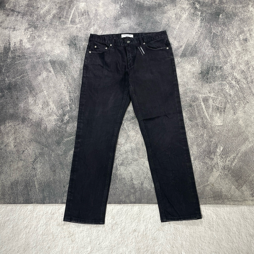 Fatalism x Mannish black washed jeans sz 31 (B13)