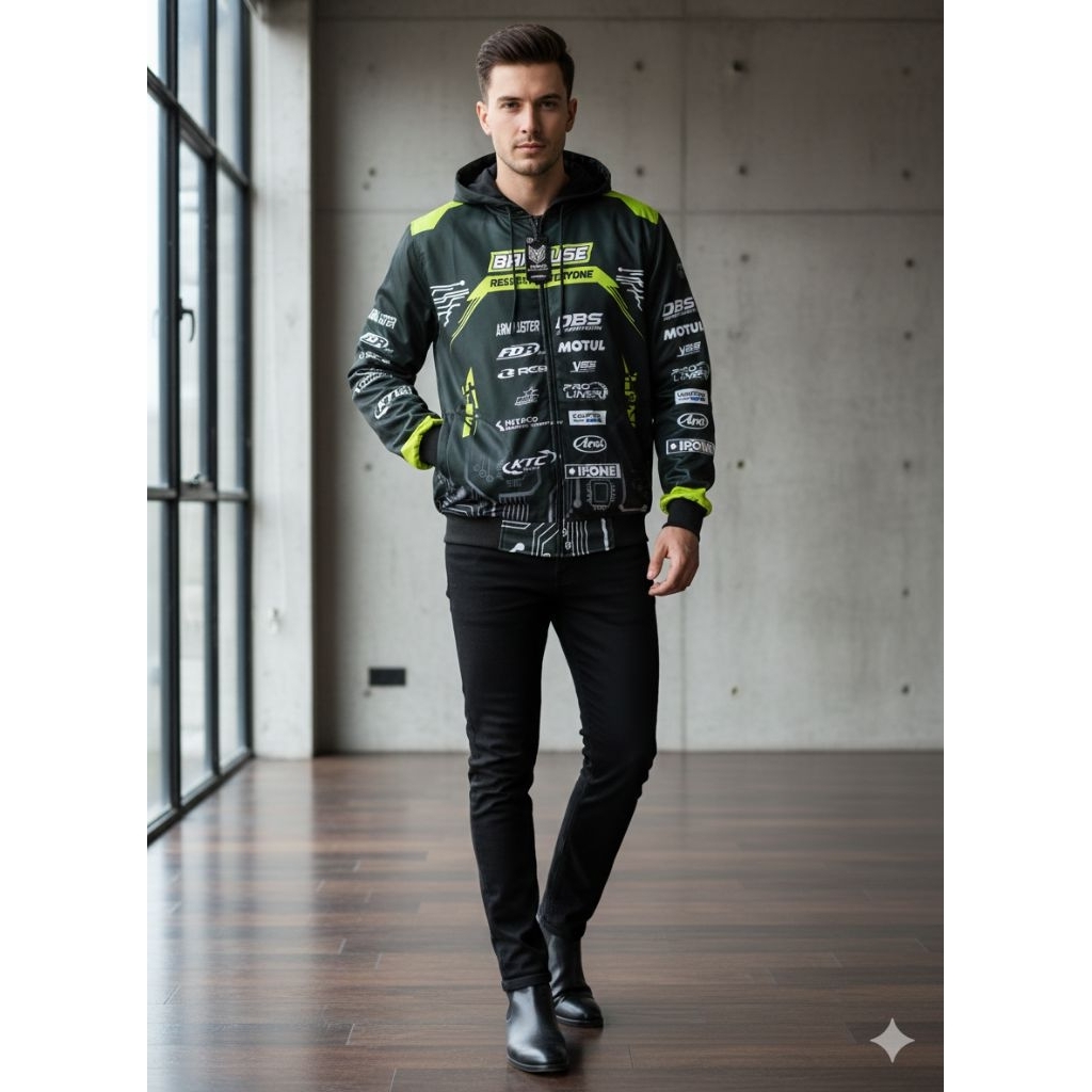 jaket racing/jaket sunmoori/jaket racing hell/jaket racing doodle/jaket racing balap full printing m