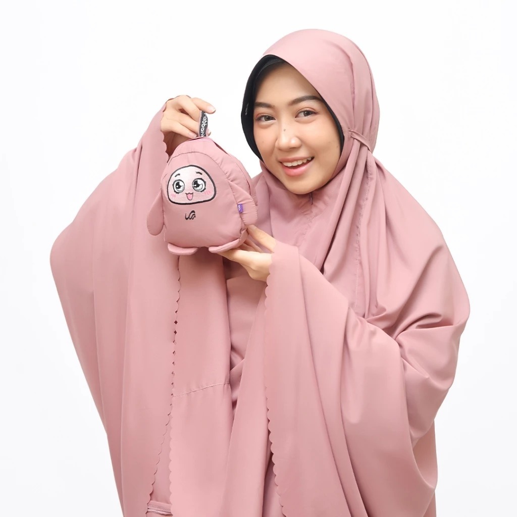 Mukena Dewasa Ceeny Season 2 | Mukena Keychain | Mukena Karakter Dewasa |Mukena Blindbox Rabbani | M