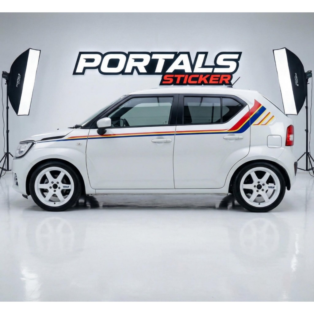 STRIPPING MOBIL IGNIS RACING LOOK/SUZUKI IGNIS STICKER/DECAL STICKER SUZUKI IGNIS