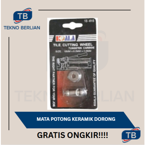 KOALA Tile Cutting Wheel Mata Pisau Potong Keramik Dorong Sorong