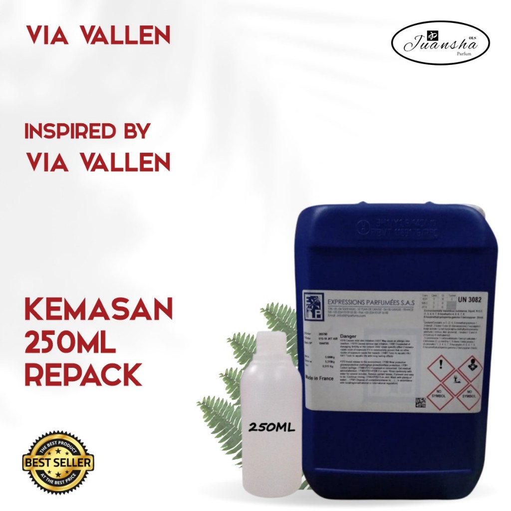 BIBIT PARFUM MURNI VIA VALLEN | EP 250ML REPACK