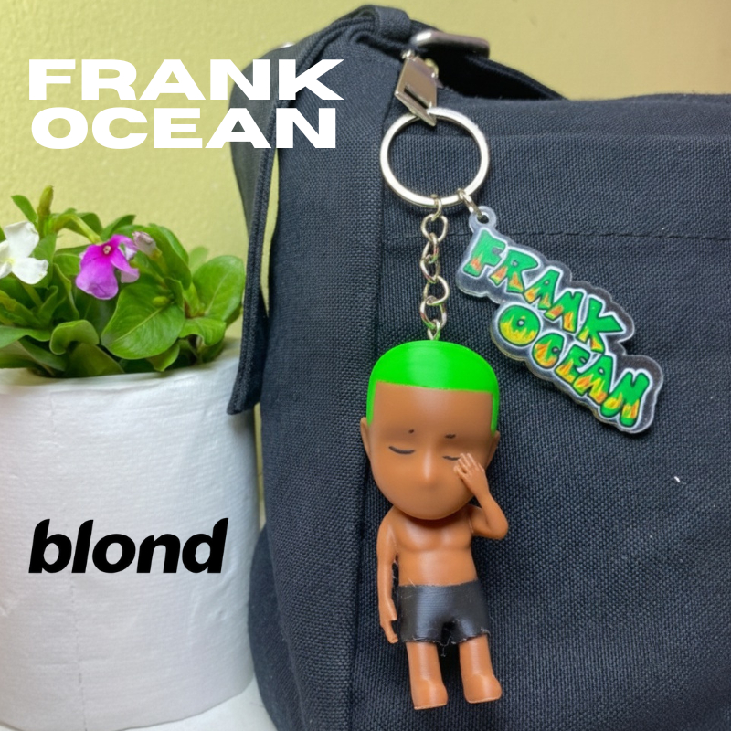 Frank Ocean Keychain Blond Album Figure Gantungan Kunci Frank Ocean
