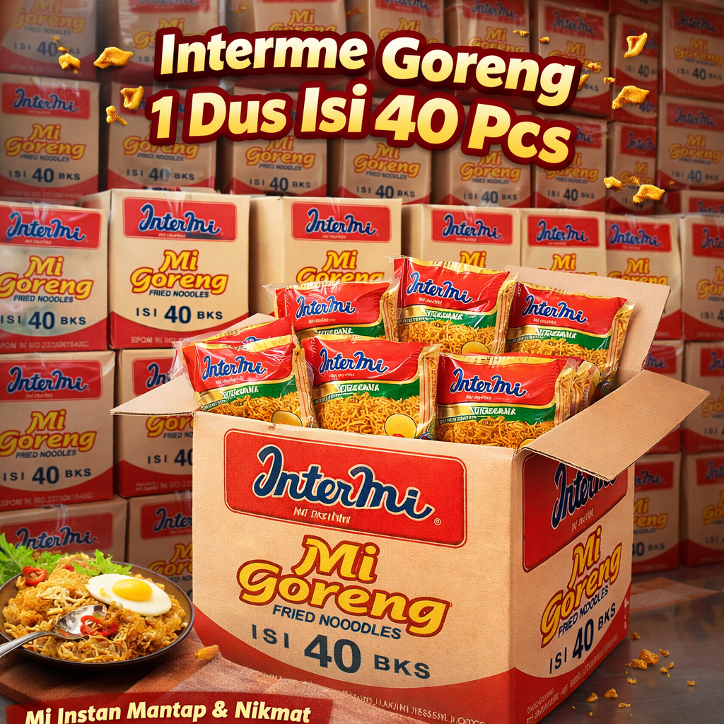 Mie Intermie Goreng 1 Dus Isi 40 / Mie Goreng 1 dus - Expired Lama