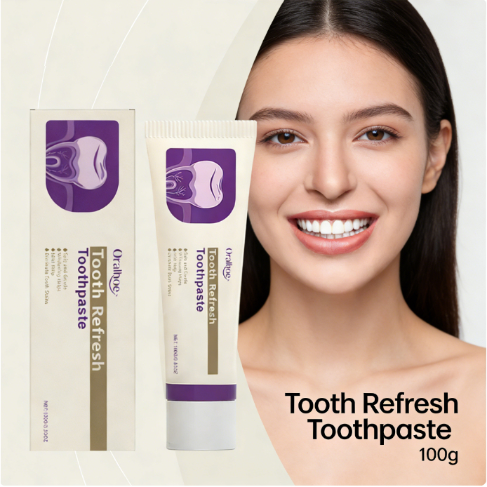 Ready Oralhoe Tooth Refresh Toothpaste 100g gigi Pasta Gigi Alami Cegah lubang Redakan Masalah akiba