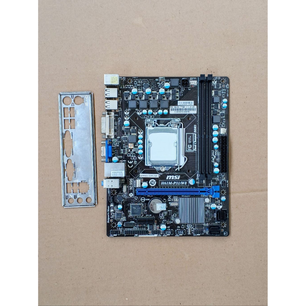MB motherboard mainboard MSI H61 soket 1155 support processor gen 2 & gen 3