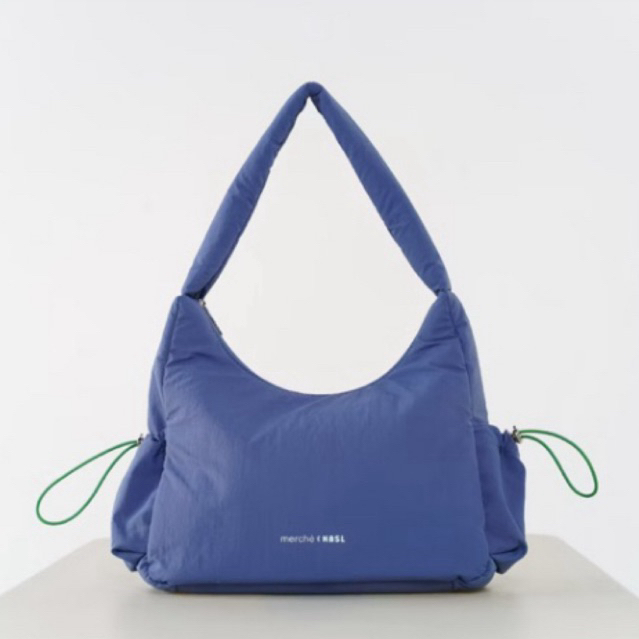 preloved Merche x Nasl biru blue cantik abby bag tas wanita
