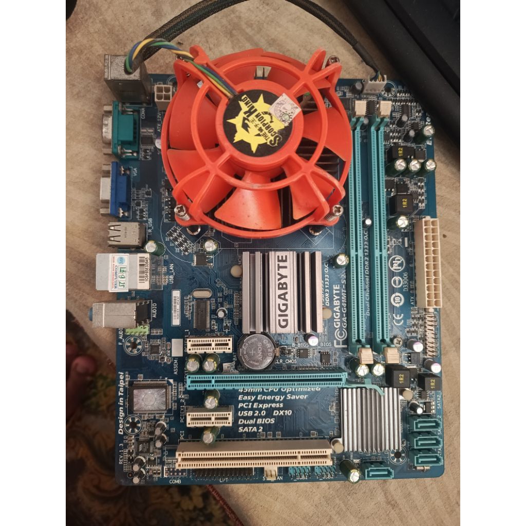 motherboard/mobo copotan ori murah mulus CORE i2 Windows 10 pro