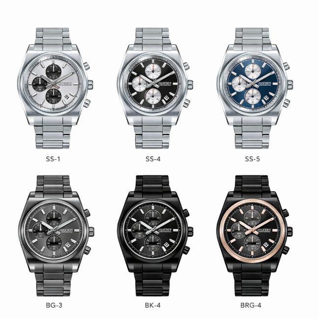 JAM TANGAN PRIA LOFOTEN CHRONOGRAPH LOFOTEN 6539MC JAM LOFOTEN 6539 STAINLESS JAM TANGAN ANALOG ST B