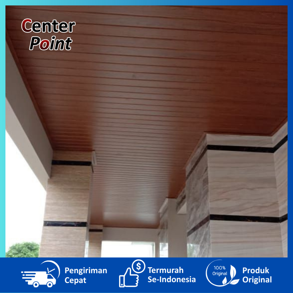 Plafon Pvc Premium Tahan Air & Anti Rayap Panjang 4 Meter 6 Meter