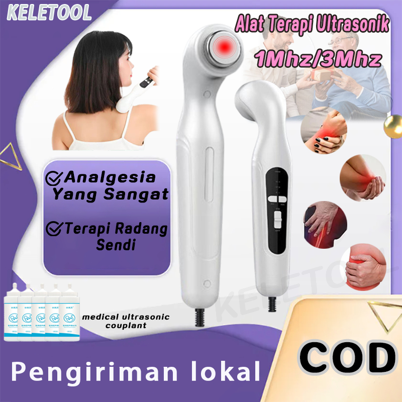Ultrasound Fisioterapi Portable 1Mhz/3Mhz Alat Terapi Pijat Fisioterapi Ultrasound Rumah Ultrasound 