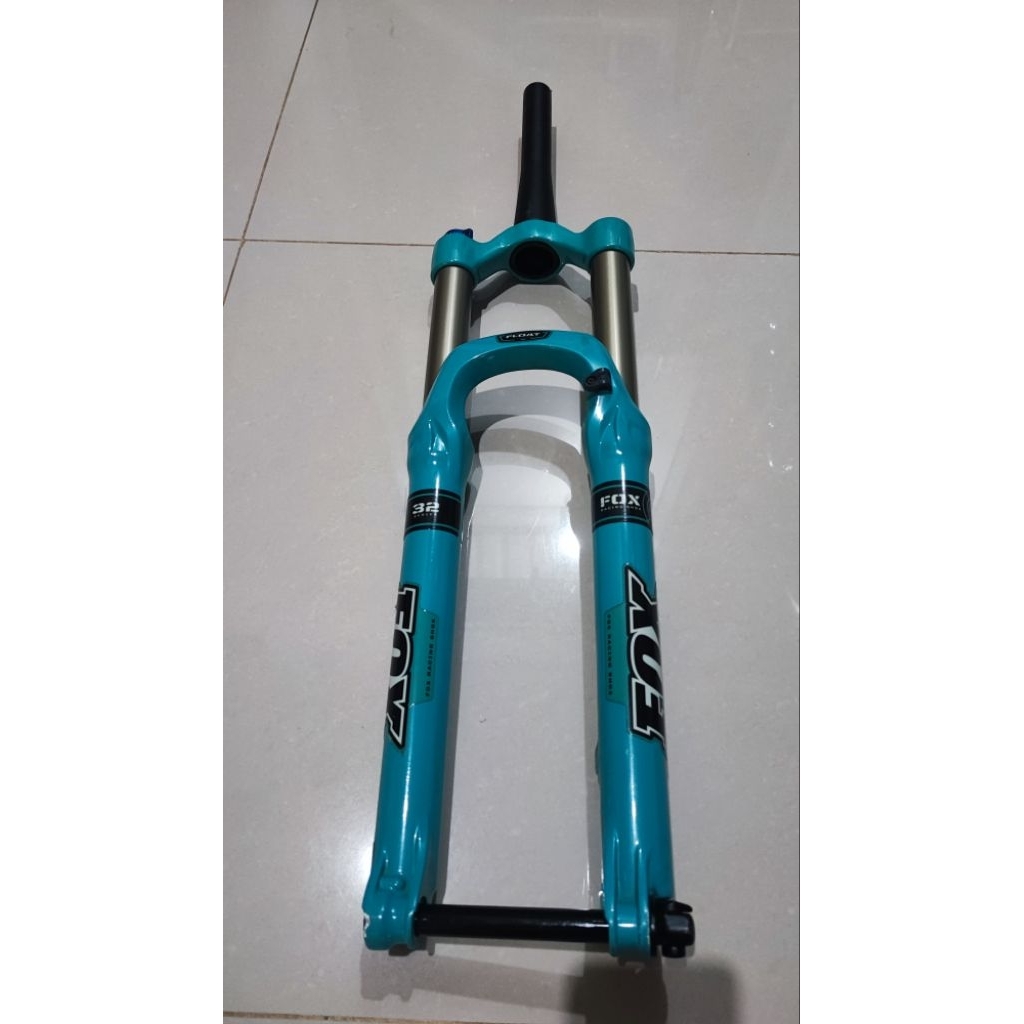 Fork sepeda FOX 32 T160 26/27.5 TA15x100 HiLow Compresion ,Yeti Anniversary edition original paint