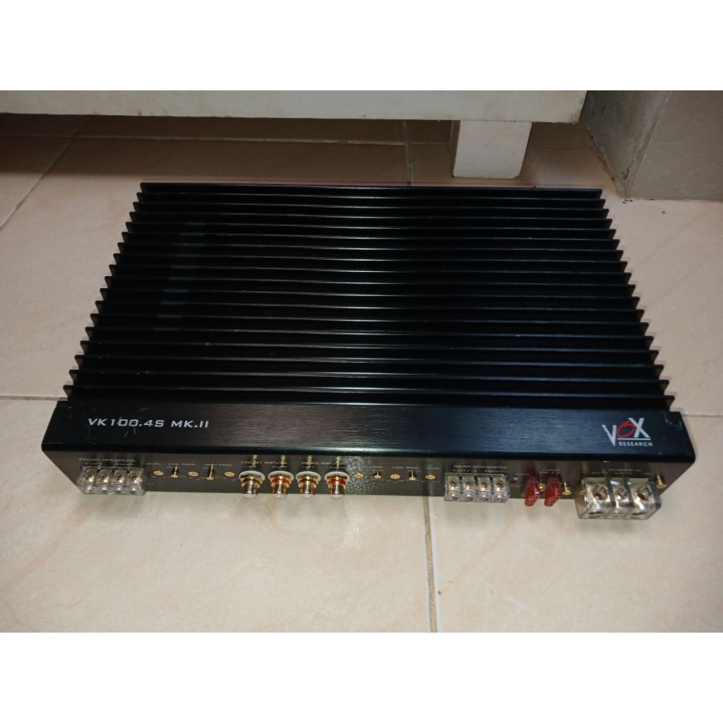 Paket second SQ power Vox VK 100.4 MK II Subwoofer Dominations No 12 Exzibith RAMM audio RCA