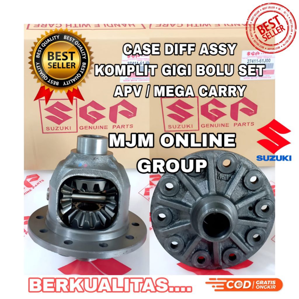 CASE DIFF - ISI TENGKORAK GARDAN GARDAN KOMPLIT GIGI BOLU SUZUKI APV / APV ARENA BERGARANSI