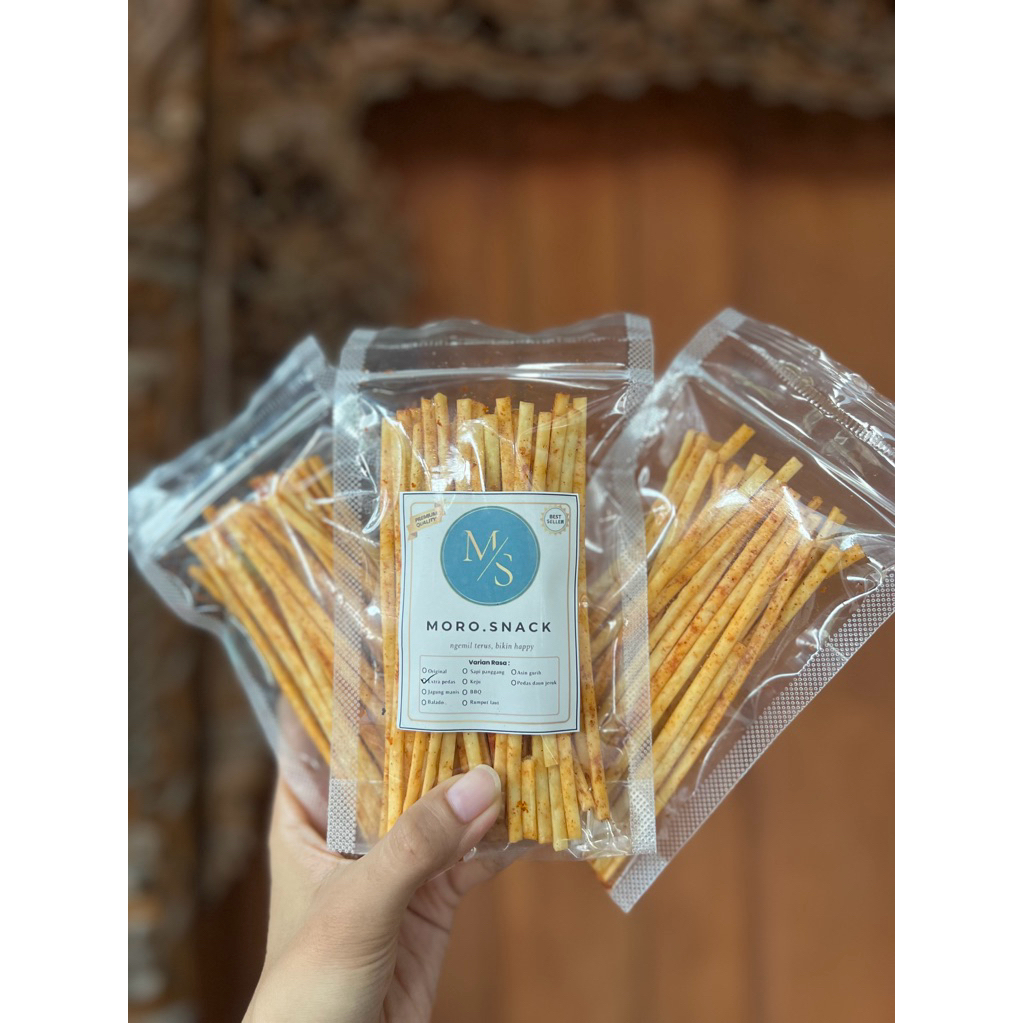 Mie lidi gepeng extra pedas