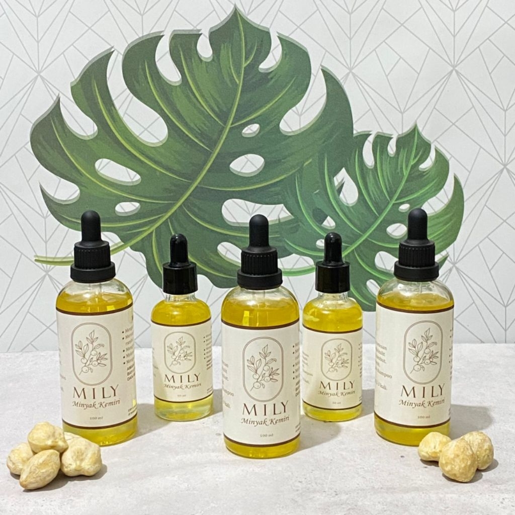 Minyak Kemiri ORI 100% Minyak kemiri asli Minyak penumbuh rambut minyak kemiri asli alami