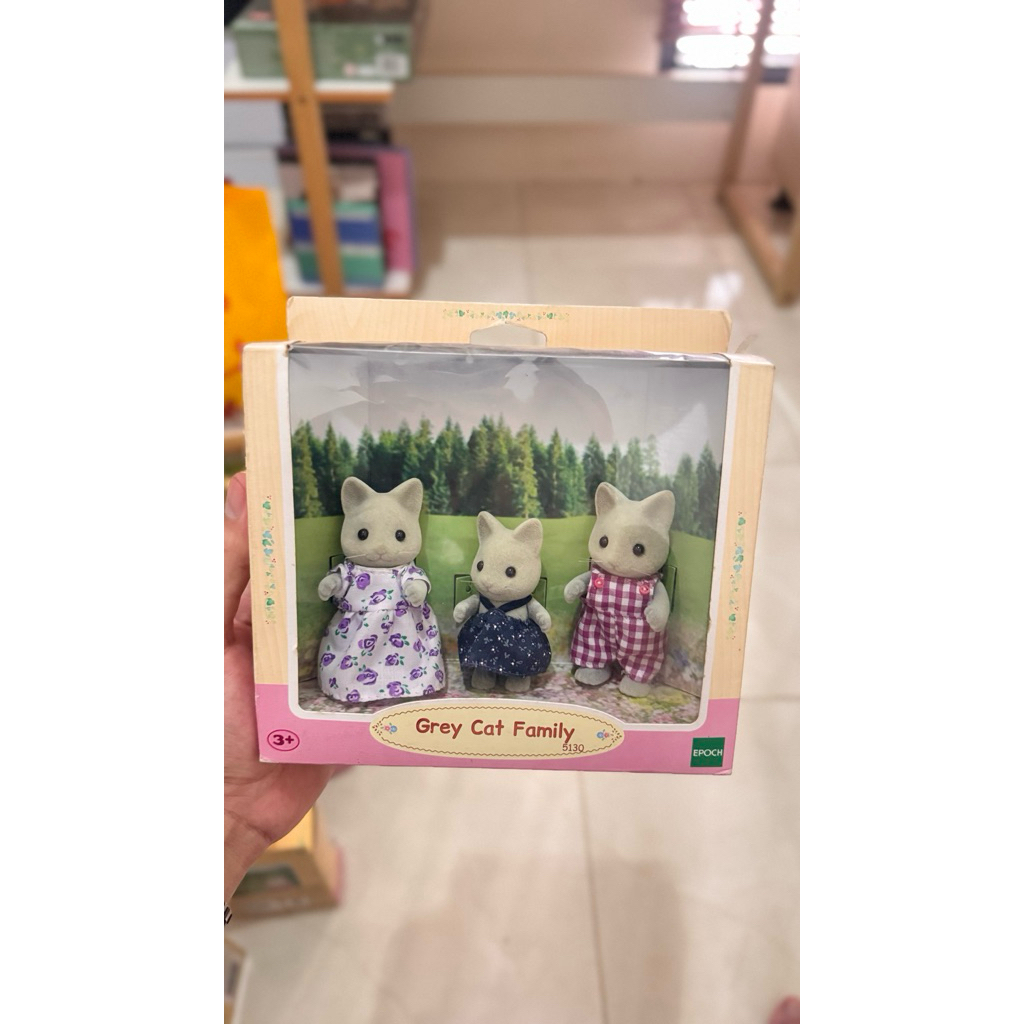Sylvanian Families Grey Cat