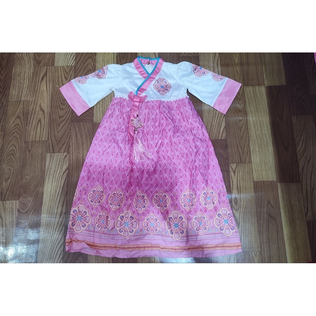 Preloved Hanbok Batik Pink Anak