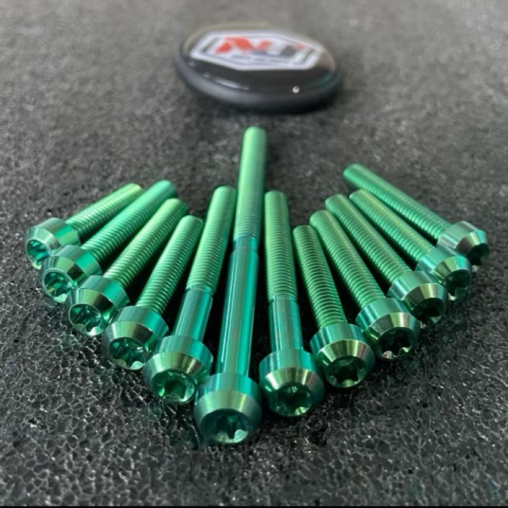 Set Baut Cvt Mio M3 X-Ride 125i Fino Set Baut Titanium Isi 13pcs Baut Titanium Model Pilar Style Ori