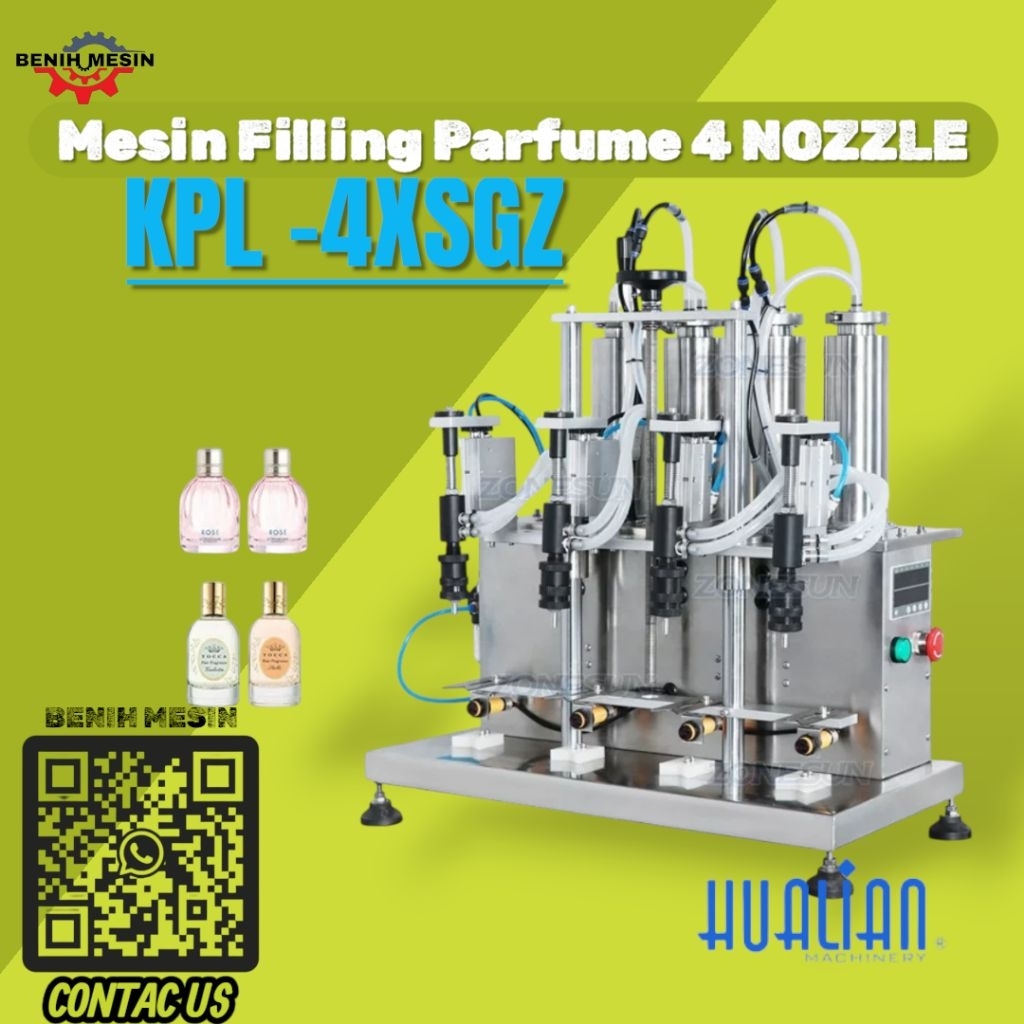 MESIN FILLING PARFUM / CAIRAN 4 NOZZLE KPL-4XSGZ