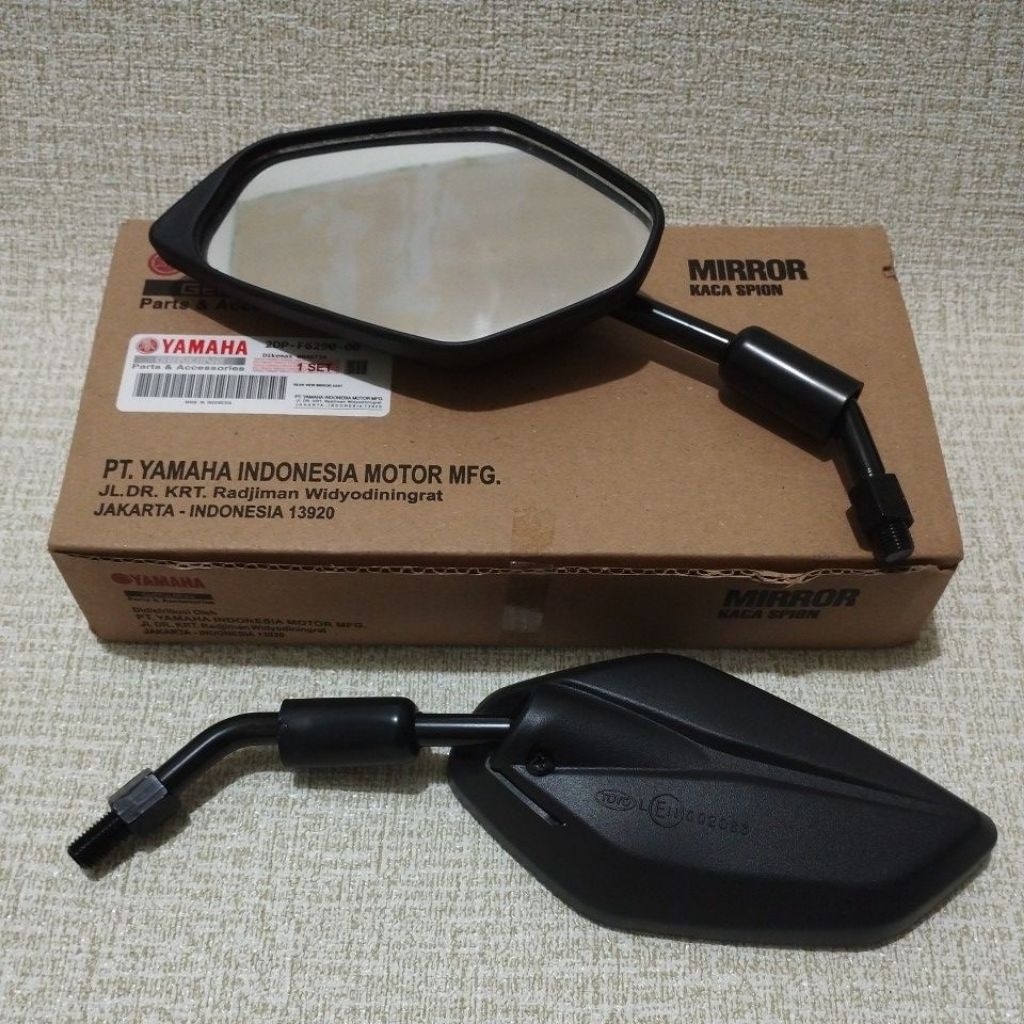 KACA SPION/SEPION YAMAHA NMAX/N-MAX/AEROX /AEROX 155 LEXI  SET KIRI KANAN TIPE STANDAR KODE 2DP