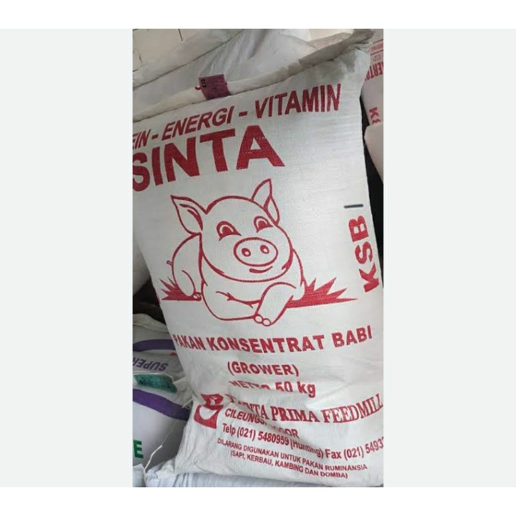 Sinta Ksb Konsentrat babi grower pakan ternak sekilo