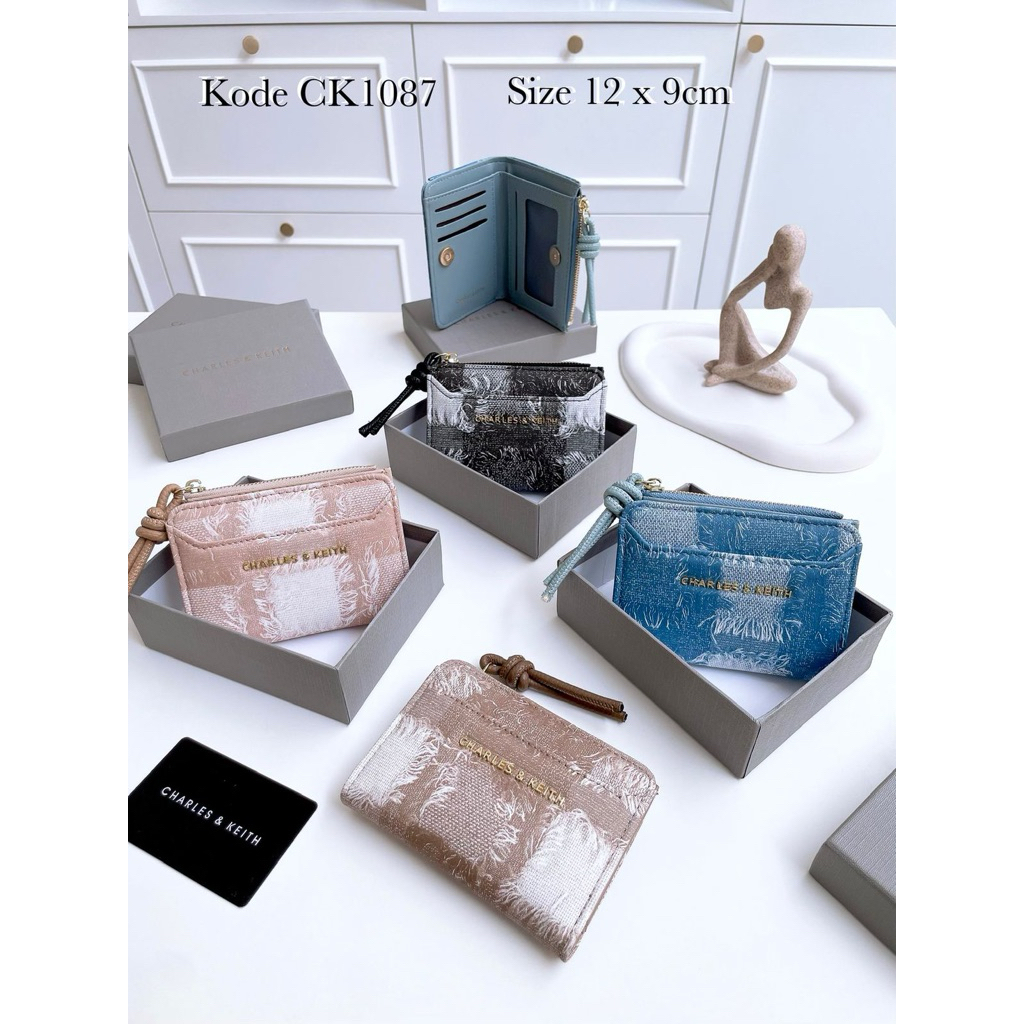 Terbaru Dompet Branded Wanita Dompet Kecil CK1087 Freebox Dustbag