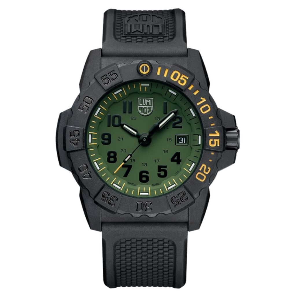 Luminox 3517.NSF.SET, Military Watch 45mm - Navy SEALs Foundation - Jam Tangan Pria - Swiss Made