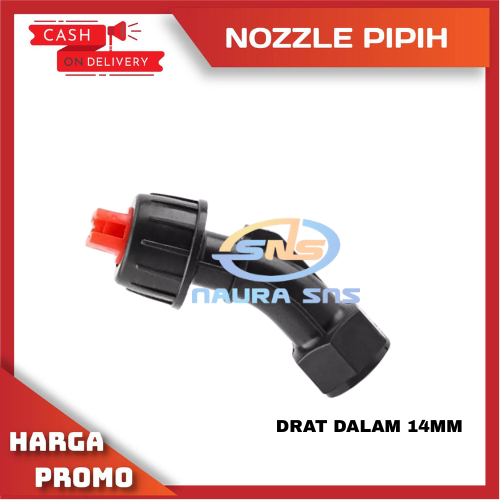Nozzle sprayer elektrik plastik kepala pipih / Nozzle Spuyer Alat semprot hama