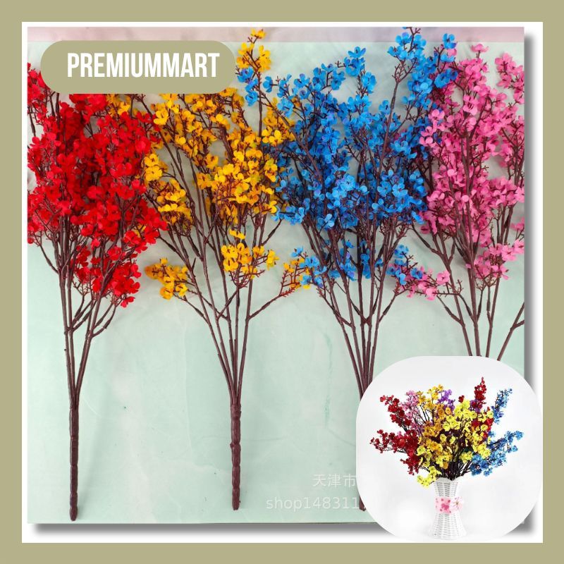 Bunga Plastik Artificial Blossom Bunga Sakura Mini Untuk Hiasan dan Buket BG68